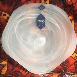 Alabaster Glass Bowl
